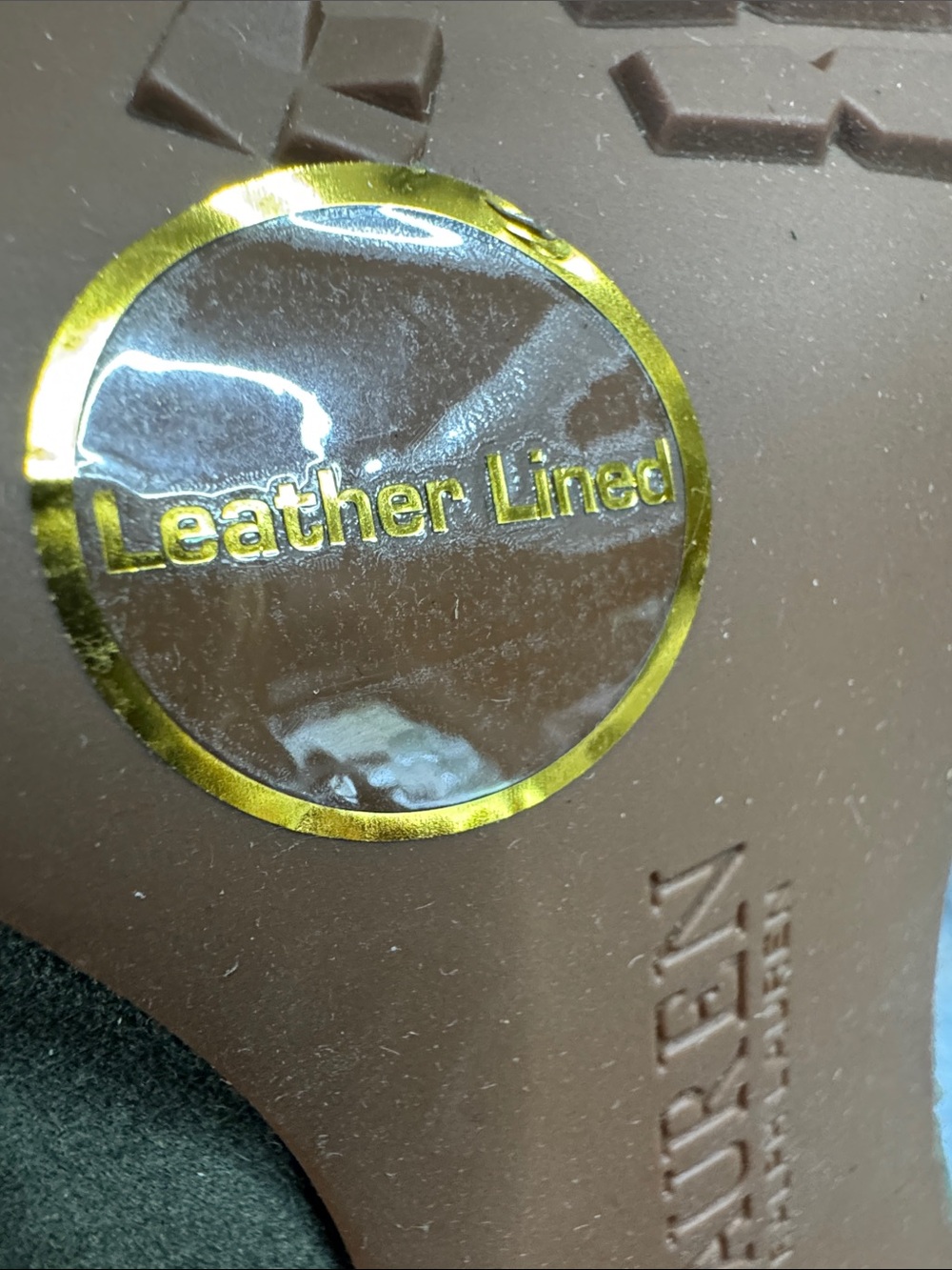 Ralph Lauren Olive Suede Stacked Heel Chelsea Boot NEW 6 - Picture 13 of 15